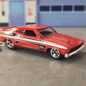Ford Falcon Keychain, Ford racing Keychain, 1973 Ford Keychain