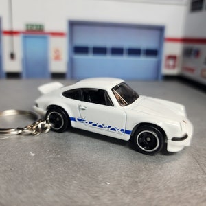 Porsche 911 Carrera Keychain - Custom 1:64 Diecast Metal Keychain, Iconic Porsche 911 Replica Keyring for Car Enthusiasts, Free US Shipping!