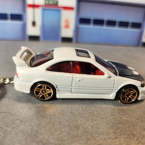 Honda Civic SI Keychain, Honda Civic Keychain, Civic Keychain, Custom Honda Si Keychain