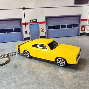 1969 Dodge RT Charger Keychain, 69 Charger Keychain, Dodge Keychain, Charger RT Keychain, Premium Keychain