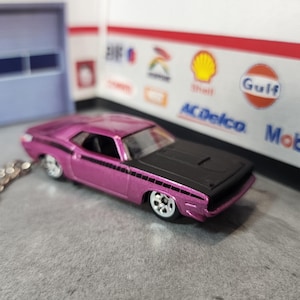 1970 Plymouth AAR Cuda Keychain, 70 AAR Cuda Keychain, Plymouth Barracuda Keychain, Premium Keychain