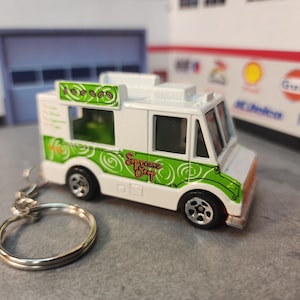 Coffee Truck Keychain, Food trailer Keychain, Food Truck Keychain