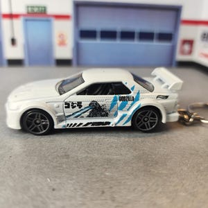 Nissan Skyline GT-R Keychain, Custom Nissan Keychain, Skyline Keychain, Premium Keychain
