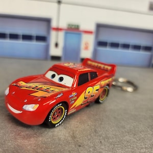 Lighting McQueen Keychain From the Pixar movie Cars Keychain, Custom McQueen  Keychain, Disney Keychain