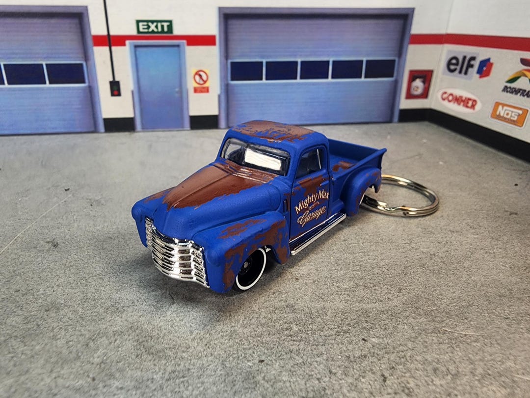 1953 Chevy Pickup Keychain, Custom Diecast C10 Keychain, 1:64 Scale ...