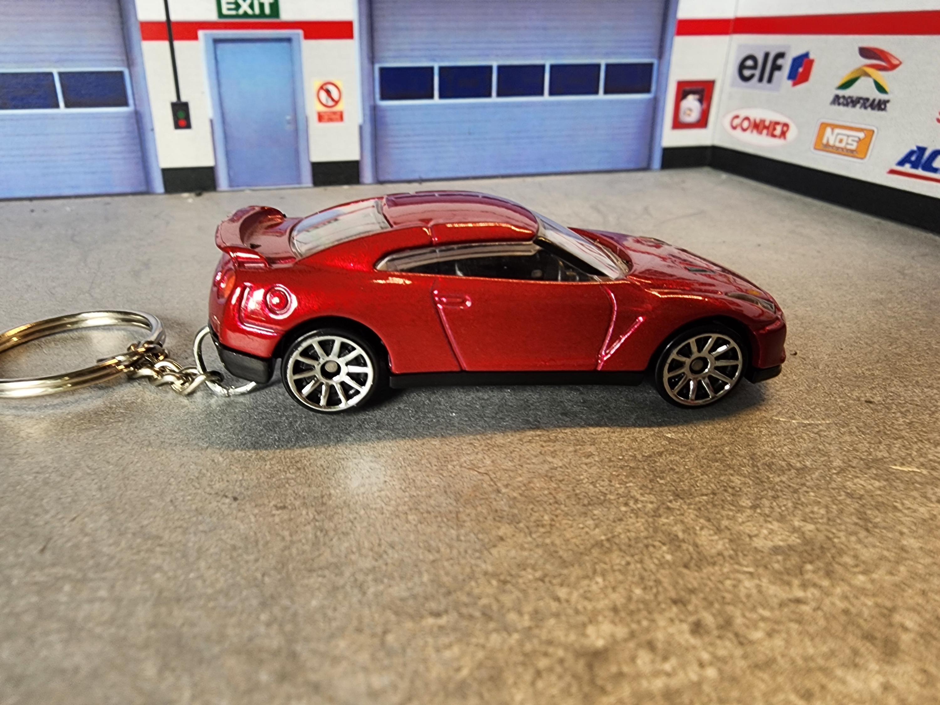 2017 Nissan GT-R Keychain, Diecast Scale Model - Etsy