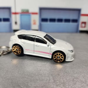 Subaru WRX STI Keychain, Custom Subaru Keychain, WRX Keychain