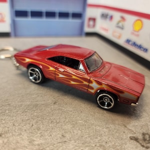 Llavero de metal fundido a presión del Dodge Charger 500 de 1969