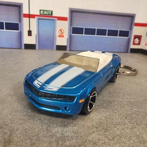 Camaro SS Keychain, 2012 Camaro Keychain, Chevy Camaro SS Convertible  Keychain, Custom Camaro Keychain