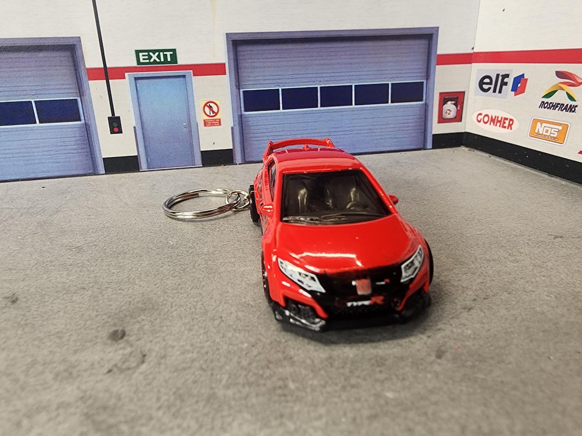 Honda Civic Type R Keychain, 2018 Honda Type R Keychain, Honda Keychain ...