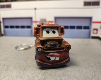 Mater Keychain From the Pixar movie Cars Keychain, Custom Tow Mater Keychain McQueen  Keychain, Disney Keychain