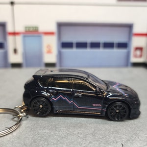 Subaru WRX STI Keychain, Custom Subaru Keychain, WRX Keychain