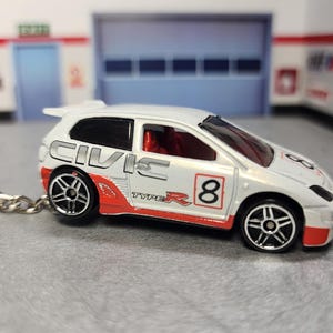 Honda Civic Keychain, Honda Civic Si Keychain, Civic Keychain, Honda Keychain
