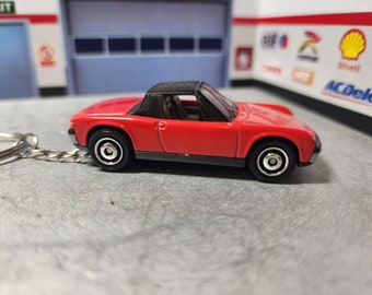 Porsche 914 Keychain, Porsche 914 Keychain, Porsche Keychain, premium Keychain