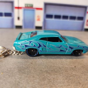 Ford Falcon Keychain, Ford racing Keychain, 1973 Ford Keychain