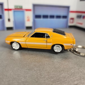 1970 Shelby GT500 Mustang Keychain, Ford Mustang Keychain, GT500 Keychain, Mustang Gift