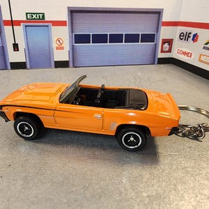 Camaro SS Keychain, 69 Camaro Keychain, Chevy Camaro SS Keychain, Custom 1969 Camaro Keychain