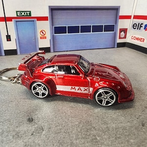 Individueller Porsche 911 Schlüsselanhänger - Porsche 911 Oldtimer Schlüsselanhänger, Vintage Auto Geschenk für Porsche Liebhaber, Premium Schlüsselanhänger