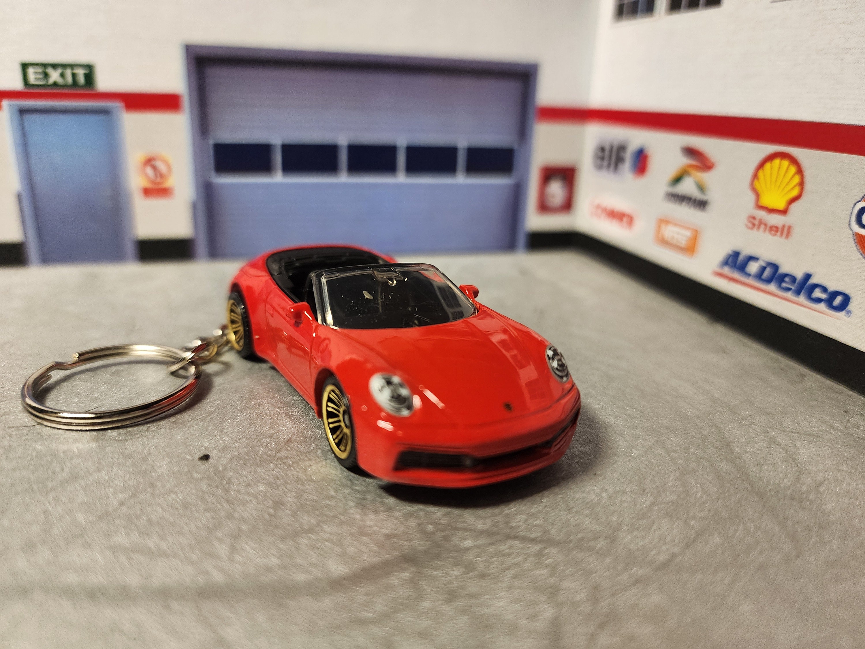 Fits Porsche 911 GT3 992 Red Keychain Hot Wheels Matchbox | eBay