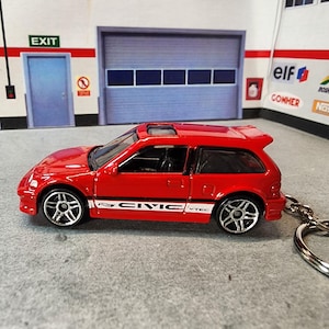 Honda Civic EF Keychain, Honda Civic Keychain, Custom Honda Keychain, Premium Keychain
