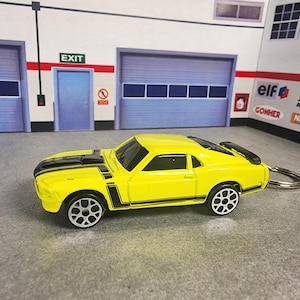 1970 Boss Mustang Keychain, Ford Mustang Keychain, Mustang Keychain, Boss Mustang Gift, Premium Keychain