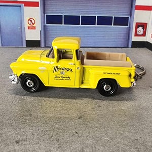 GMC Stepside Pickup Keychain, 1957 GMC Pickup Keychain Custom GMC Step Side Keychain, Premium Keychain