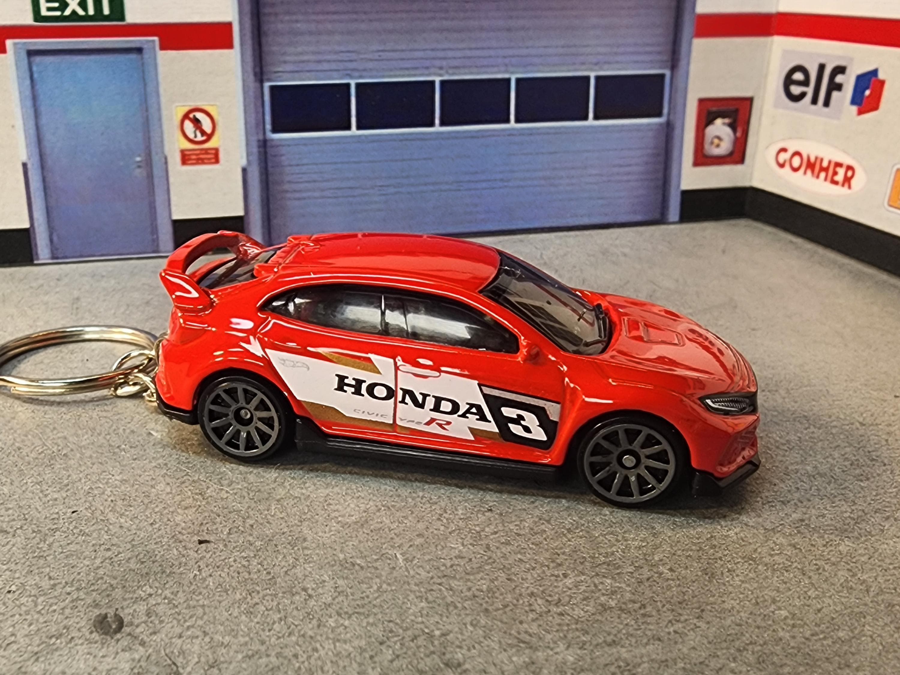 Honda Civic Type R Keychain, 2018 Honda Civic Type R Keychain