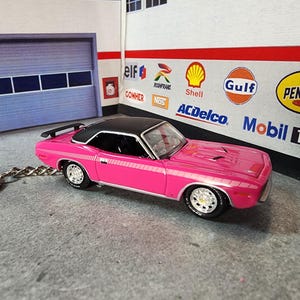 Plymouth Cuda Keychain, 1970 Cuda Keychain, Plymouth Barracuda Keychain, Premium Keychain