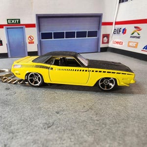 Plymouth AAR Cuda Keychain, 1970 AAR Cuda Keychain, Plymouth Barracuda Keychain, Premium Keychain