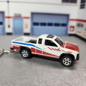 Nissan Hardbody Keychain, 1995 Nissan Hardbody Keychain, Nissan Pickup Keychain, Nissan Cycle Runner, Premium Keychain