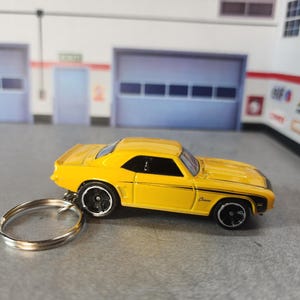 Camaro COPO Keychain, 1969 Chevy Camaro COPO Keychain, Chevy Keychain