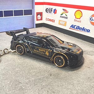 Bentley Continental GT3 Keychain: Diecast Scale Model Keychain, Premium Keychain