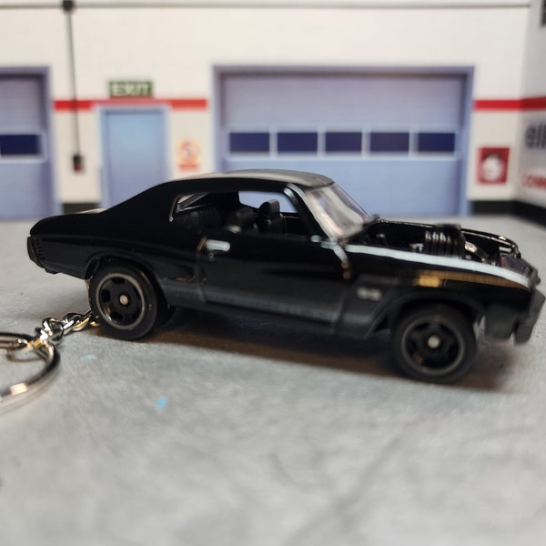 Chevelle SS Keychain, 1970 Chevy Chevelle SS Keychain, Chevy Keychain