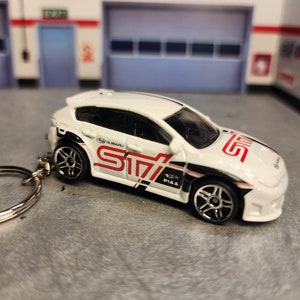 Subaru WRX STI Keychain, Custom Subaru Keychain, WRX Keychain