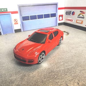 Custom Porsche Panamera Keychain, Unique Turbo S E-Hybrid Keychain, Personalized Porsche Gift, Luxury Car Accessory for Porsche Lovers