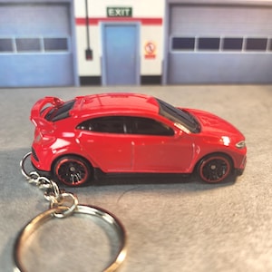 Honda Civic Type R Keychain, 2018 Honda Type R Keychain, Premium Keychain