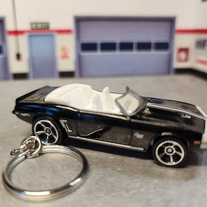 Camaro SS Keychain, 69 Camaro Keychain, Chevy Camaro SS Keychain, Custom 1969 Camaro Keychain