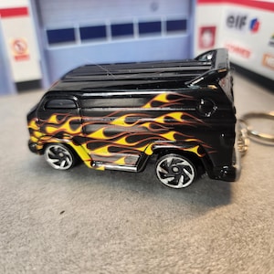 90&#39;s Chevy Van Keychain, Custom Chevy Van Keychain, Chevy Van Keychain