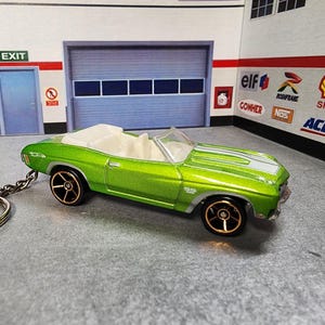 Chevelle Keychain, 1971 Chevy Chevelle Keychain, Chevy Keychain, Custom Chevelle Keychain