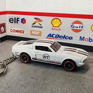 1967 Mustang Shelby GT500 Keychain, Ford Shelby Cobra Keychain, Mustang Keychain, Premium Keychain