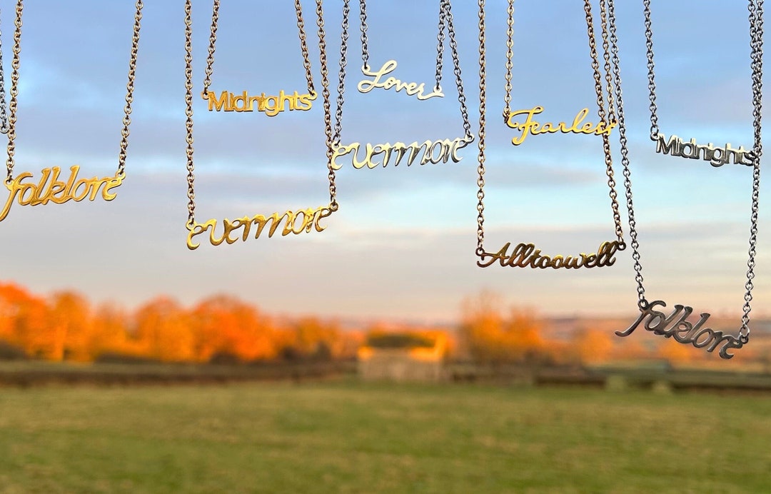 Taylor Swift Necklaces, Jewellery Etsy UK