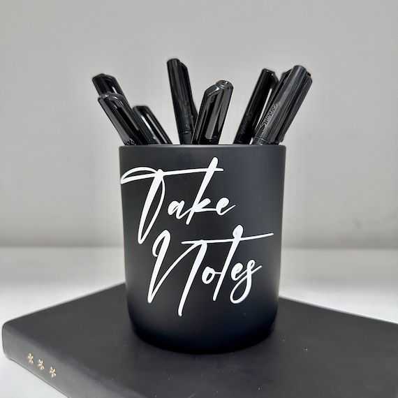 Encouraging Student Teacher Pen Holder Classroom, Office, and Meetings  Funny Message Pen Holder Office Decor Take Notes Pen Caddy 