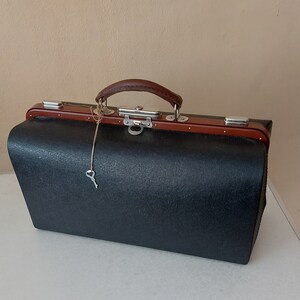 Extreme Rare Old Antique Vintage Classic Travel Bag Valise Briefcase Luggage
