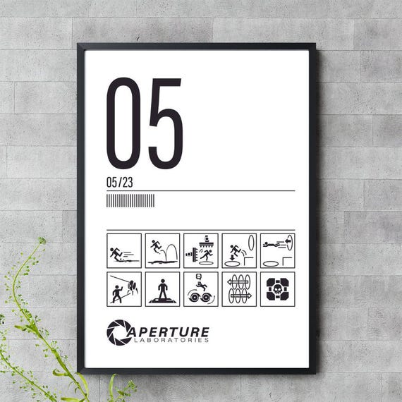 Aperture Science Safety Poster