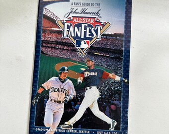 2001 MLB All-star Game Program Ichiro Suzuki Seattle Midsummer
