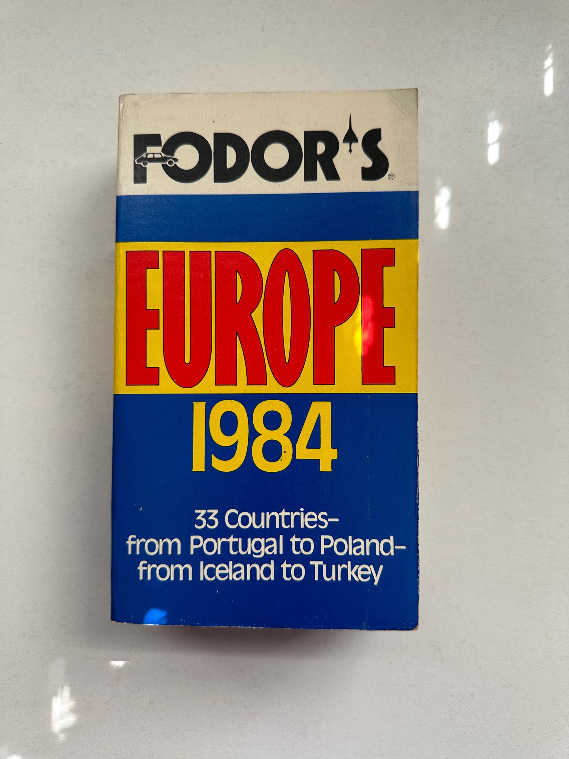 ヴィンテージ フォーダーズ ヨーロッパ旅行ガイド: 1984年版 - Etsy 日本