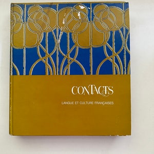 1970&#39;s French Textbook Contacts - Langue Et Culture Françaises