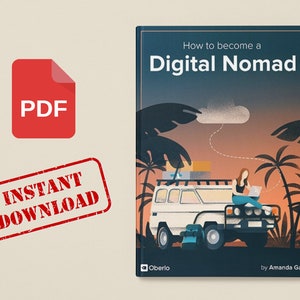 Cómo convertirse en un nómada digital Ebook PDF Descarga instantánea