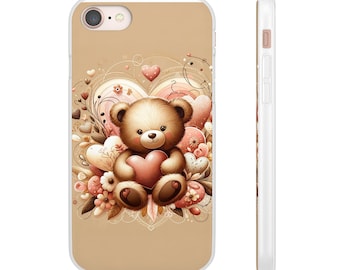 Teddy Bear Heart Samsung Phone Cover