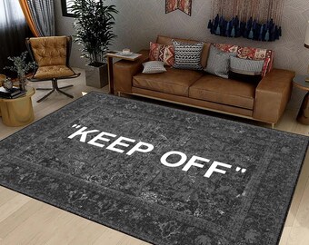 Keep Off Rug, Keep off, For Living Room, Fan Rug, Home Decor, Gift For Her, Gift For Him, Keep Off Carpet, Popular Rug, Themed Rug, Cool Rug